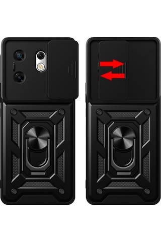 Infinix Zero 30 4g Kılıf Pars Lens Ring Tam Korumalı Arka Kapak