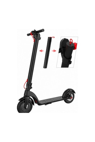 Hx X7 Elektrikli Scooter 350w Motor X7f10g - Katlanabilir, Su Geçirmez, Uzun Menzil Siyah