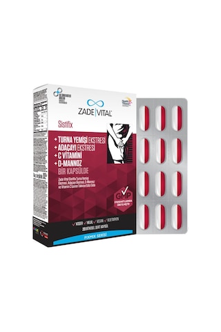 Zade Vital Sistifix Fix Mix 20 Kapsül