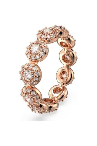 5636274 Swarovski Yüzük Constella:Rıng Band Whıte/Ros 55 Çok Renkli