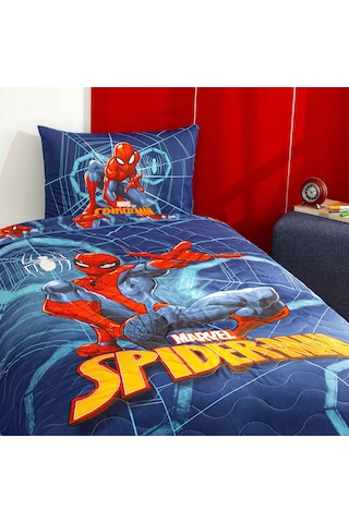 Lisanslı Spiderman Dark Tek Kişilik Yatak Örtüsü Seti 000000001000051960 Çok Renkli