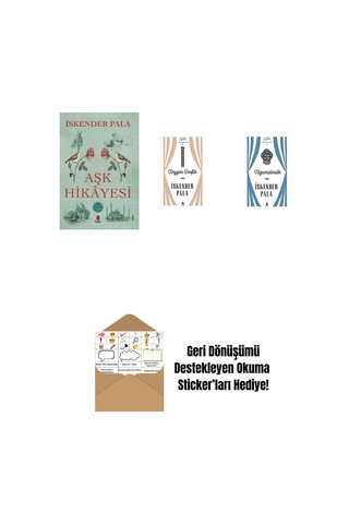 Aşk Hikâyesi + Neyzen Tevfik Ciltli + Nizamülmülk Ciltli + Okuma Sticker'ları