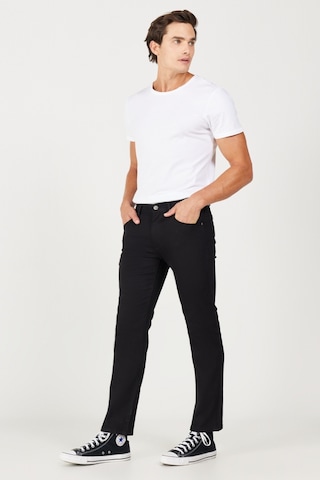 Wrangler Arizona Straight Fit Düz Kesim Normal Bel Düz Paça Esnek Siyah Erkek Pantolon W211842001 Siyah