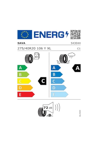 Sava 275/40R20 106Y XL Intensa Suv 2 Yaz Lastiği 2024