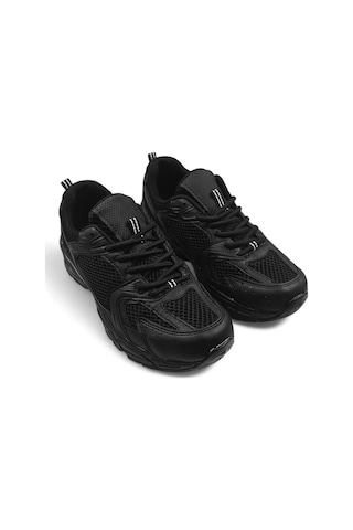 Haze Siyah Günlük Kadın Sneaker Spor Ayakkabı Siyah