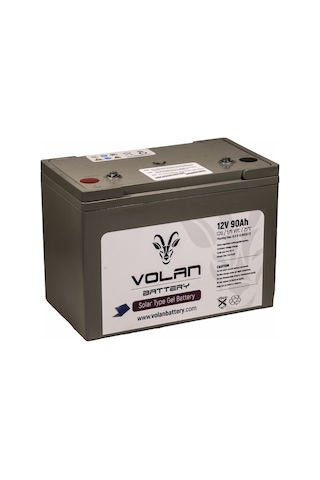 12 Volt 90 Amper Jel Akü Solar Güneş Enerjisi - Volan Akü / 325018759