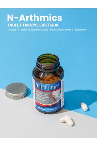 N-Arthmics Glukozamin Tip II Kolejen İçerin Takviye Edici Gıda 60 Tablet