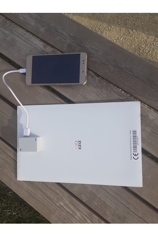 Güneş Enerjili Süper Cep Telefonu Tablet Hızlı Şarj Cihazı Ezız
