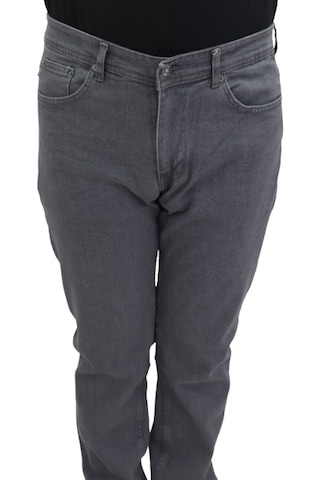 Hacker Jeans Hacker Dmctekstil Erkek 1010 Yüksek Bel Normal Kesim Boru Paça Jean Pantolon Gri