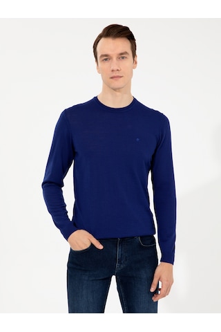 Cacharel Erkek İndigo Kazak /triko 50257398-vr028 Mavi