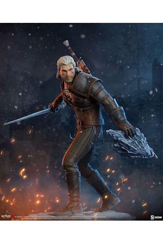 Sideshow Collectibles Geralt Statue 200601 The Witcher 3 : Wild Hunt