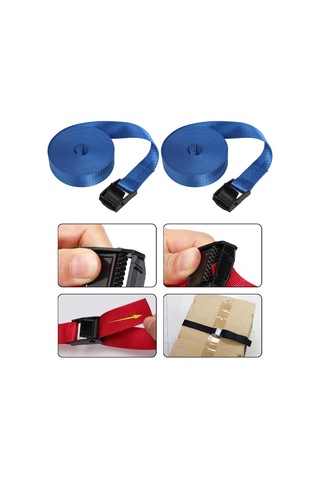 Homyl 2 Adet Bağlama Askıları Aşınmaya Dayanıklı Koyu-mavi