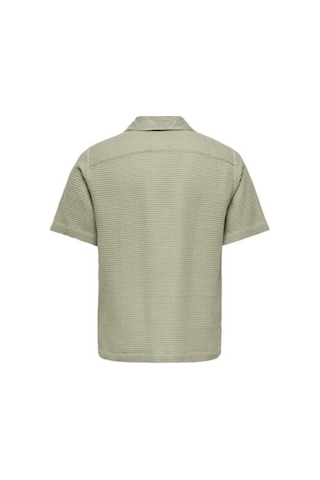 Only & Sons Onssavıer Waffle Ss Shırt 0326 Kahverengi