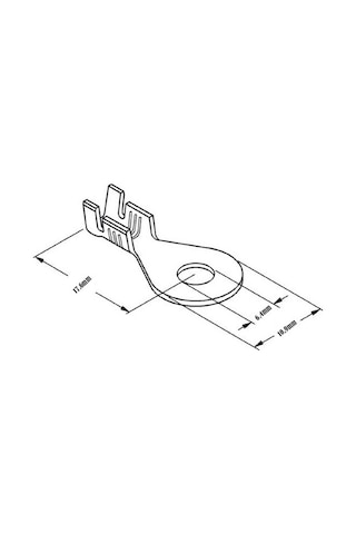 Skn 4-06 Yuvarlak Tip Izolesiz Kablo Ucu - Seçenekli Ürün