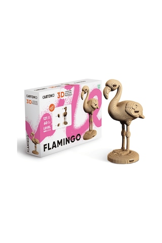 Cartonic 3d Puzzle - Flamıngo