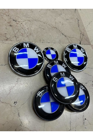 Bmw 5 Serisi E34 E39 E60 F10 Tip Kaput Bagaj Jant Ve Direksiyon Logo Seti 0