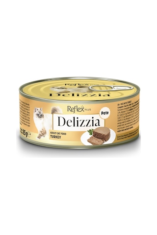 Delizzia Kıyılmış Hindi Etli Yetişkin Kedi Maması 85 Gr. Delizzia Kıyılmış Hindi Etli Yetişkin Kedi Maması 85 Gr.