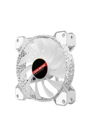 Coolmoon 12cm Rgb P Kasa Fanı Kristal Elmas Yüzey - 6pin Soğutucu Fan Kontrolcü Olmadan Çalışmaz