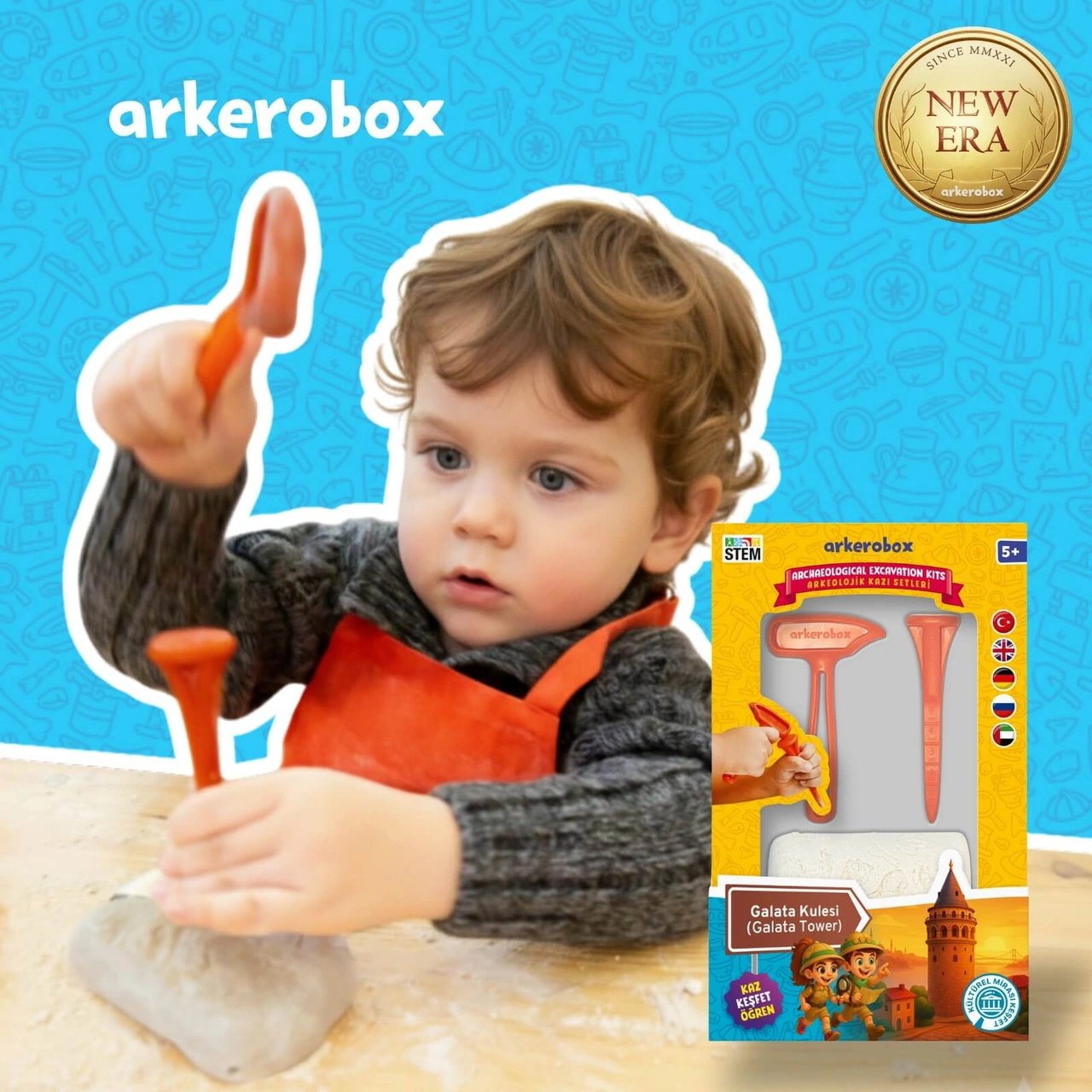 Arkerobox Galata Kulesi Galata Tower New Era Eğitici Kazı Seti