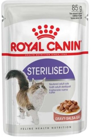 Royal Canin Sterilised Gravy Pouch Kısırlaştırılmış Yetişkin Kedi Yaş Maması 6 x 85 G