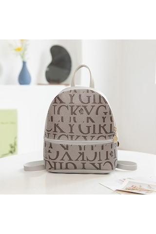 Flybuy Sırt Mektup Gündelik Gri Çok Çantası Amaçlı - Oq Gri