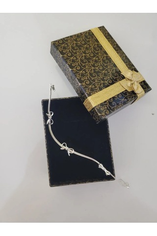 Lolly Fiyonklu Bileklik Gümüş Kaplama Sevgililer Günü Yada Eşinize, Annenize Verilecek Gümüş Hediye Gümüş