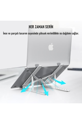 SooPii DM08 10''-15.6'' 6 Seviyeli Alüminyum Notebook Standı