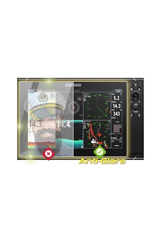 Simrad Nss12 Evo3s 12 Inch Chartplotter Fishfinder - Anti-glare Yansıma Önleyici Mat Ekran Koruyucu