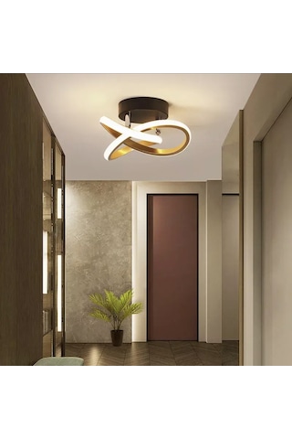 Burenze Burenze Modern Plafonyer Tavan Led Avize Krom 2 Adet Set Fiyat Ledli Avize -burenze763 Krom