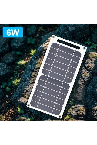 Xuweiwei 1 Takım Güneş Enerjili Şarj Paneli 14.48x29.97 Cm Taşınabilir Usb Şarj Cihazı Kampçılık Karavan Telefon Power Bank Fan El Feneri Ip44