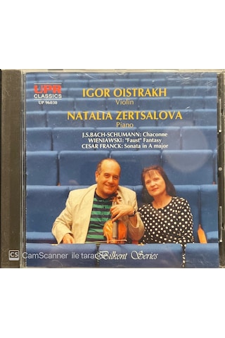 Igor Oistrakh Violin Natalia Zertsalova Piano Classic Cd