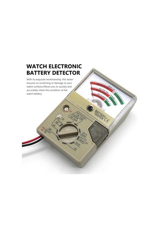 Xindoker Saat Pil Test Cihazı - Pil Durumu Hızlı Ve Doğru Ölçüm Aleti - Saat Tamiri İçin Pratik Araç