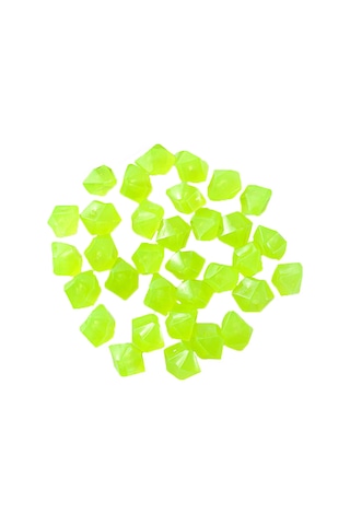 Ruicoo 500 Adet Sarı Resin Işık Veren Minik Taşlar - Akvaryum, Bahçe Dekorasyonu Ve Peyzaj Aksesuarı