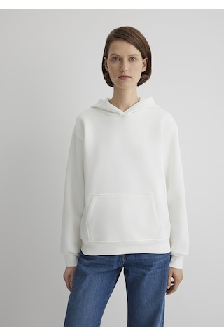 Mavi - Kapüşonlu Beyaz Basic Sweatshirt 167299-70057 Beyaz