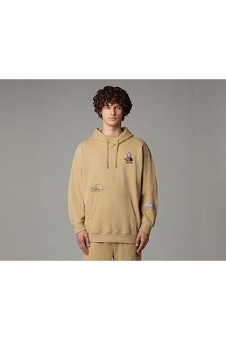 The North Face U Mountain Cleanup Oversized Hoodie Unisex Outdoor Sweatshirts Nf0a8c2vlk51 Haki Haki