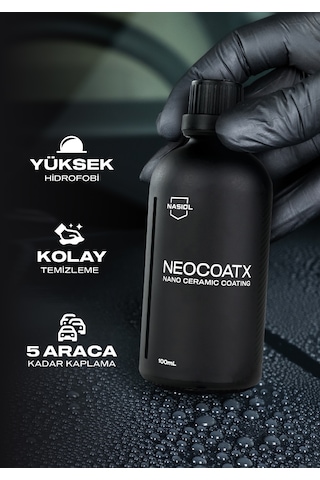 Nasiol Neocoatx Araç Nano Seramik Kaplama ve Boya Koruma 1 Yıl Dayanım 100 ML 5 Araca Kadar Kaplama