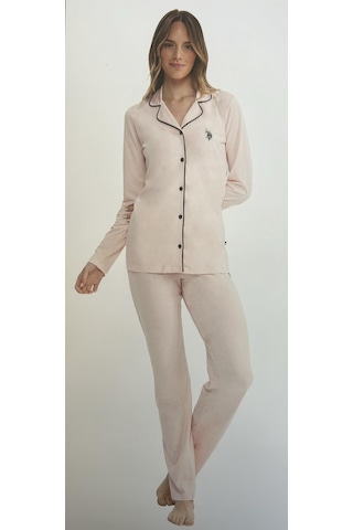 U.S. Polo Assn. Polo 2 Parça Boydan Patlı Pembe Set 11000 Pembe U.S. Polo Assn. Polo 2 Parça Boydan Patlı Pembe Set 11000 Pembe