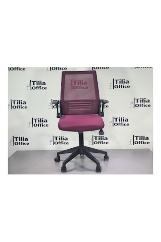 Trendy Çalışma Koltuğu Bordo