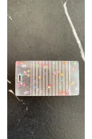 Tırtıklı Yıldız Glitterli Dikdörtgen Kitap Defter Ayracı Epoksi