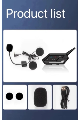 Bt62 Motosiklet Kask Kulaklığı Bluetooth Intercom 2 Intercom Tdrtr
