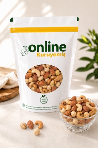 Karışık Kuruyemiş - Kavrulmuş - Süper Lüks - 1 Kg