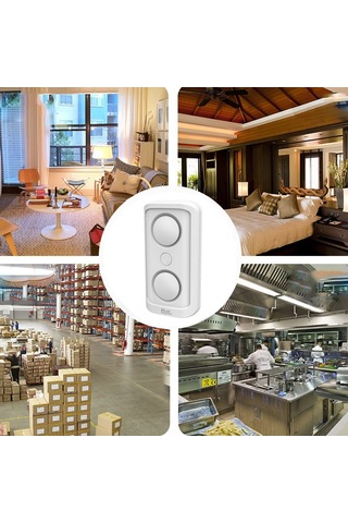 Lichen Çift Hoparlörlü Ultrasonik Kemirgen Kovucu Sivrisinek