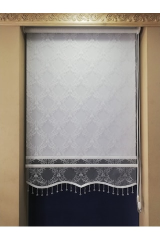 1.Kalite Tül&Stor Çift Mekanizmalı Perde Etek+Boncuk