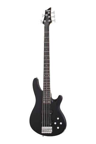 Schecter C-5 Deluxe 5 Telli Bas Gitar Satin Black