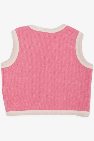 Breeze Kız Bebek Yelek Düğmeli 0-9 Ay, Pembe Pembe