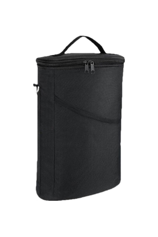 Dolıty 2 Şişe Şarap Tote Çantası Balıkçılık Plaj Açık Siyah Çok Renkli