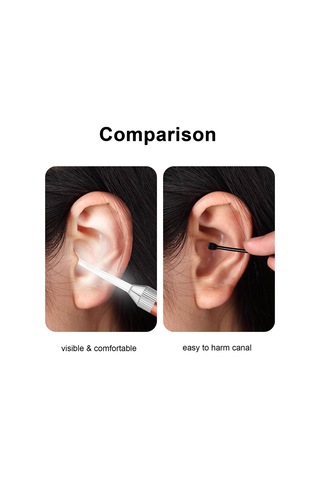 Wezone Kulak Bakımı Seti: 9 Adet Araç + Işıklı Kulak Kaşığı - Paslanmaz Çelik - Gümüş Ve Gül Altını Pil Yok