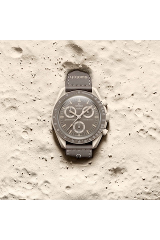 Swatch Omega Moonswatch Mission On Earth - Desert So33t103 Bej Swatch Omega Moonswatch Mission On Earth - Desert So33t103 Bej
