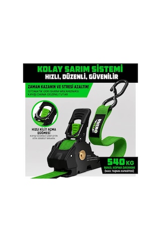 Otomatik Gergi Kayışı 2,5cm X 3 M 4'lü Set 22659587