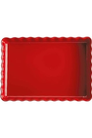 Henry Fırın Kabı Dikdörtgen 24 X 33 Cm Kırmızı/burgundy Siyah